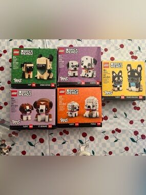 RETIRED LEGO DOG COLLECTION COMPLETE SET - PRE LOVED - NO MISSING PECIES 💖🙌